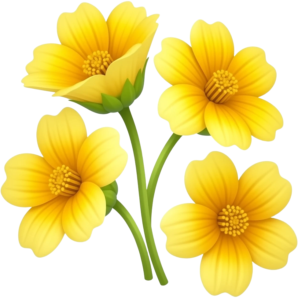 Yellow Flowers emoji