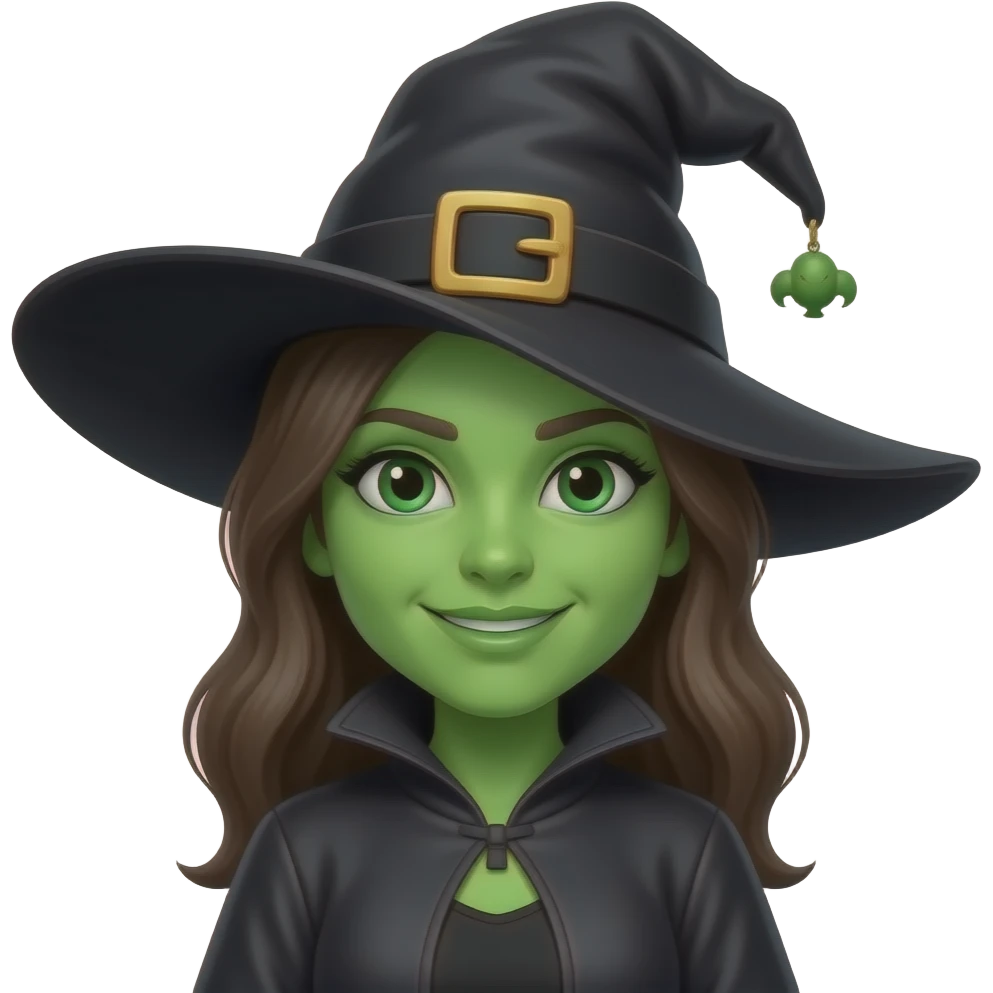 Witche green emoji
