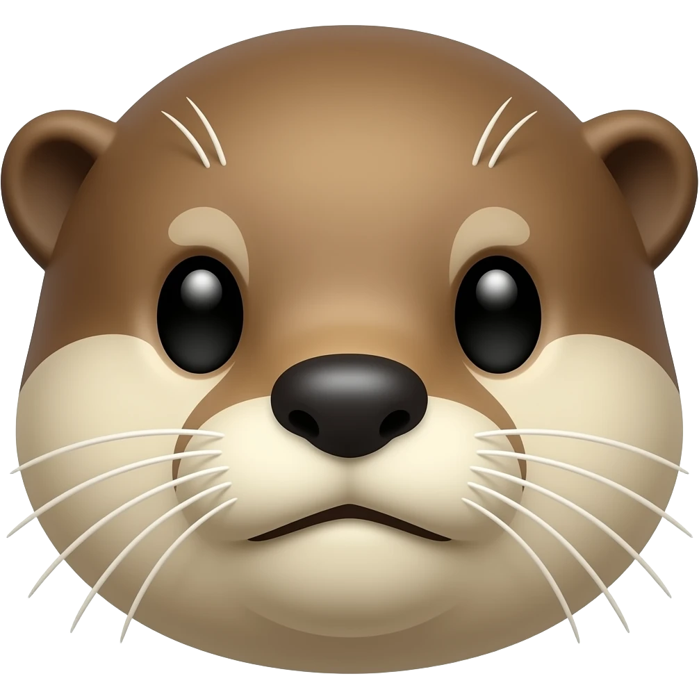 Otter face emoji