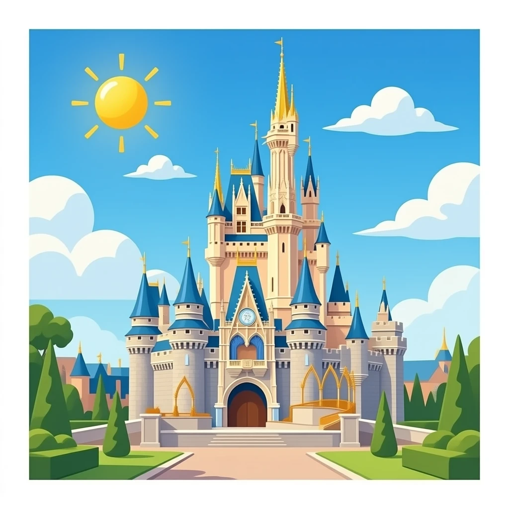 disney castle emoji