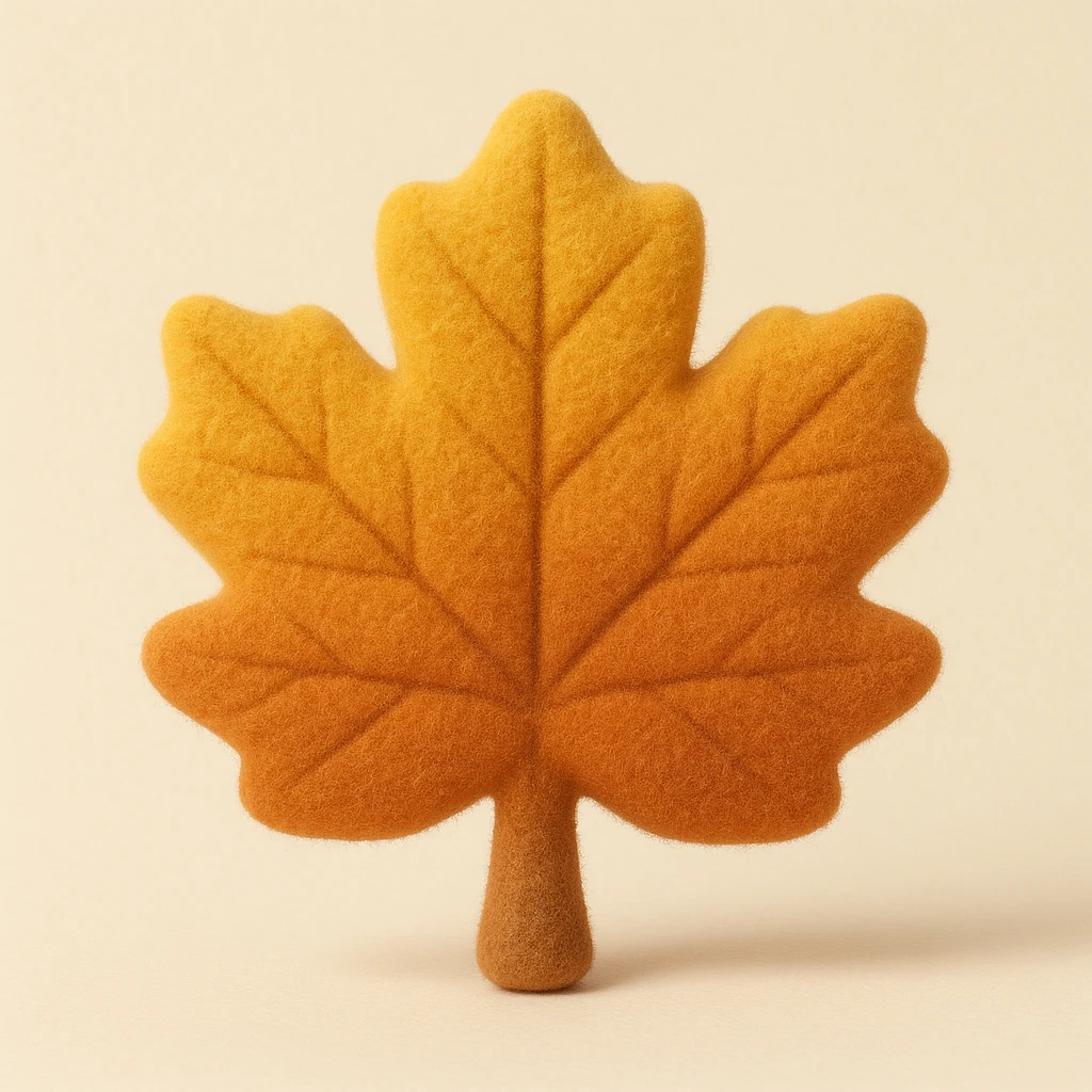 autumn leaf emoji