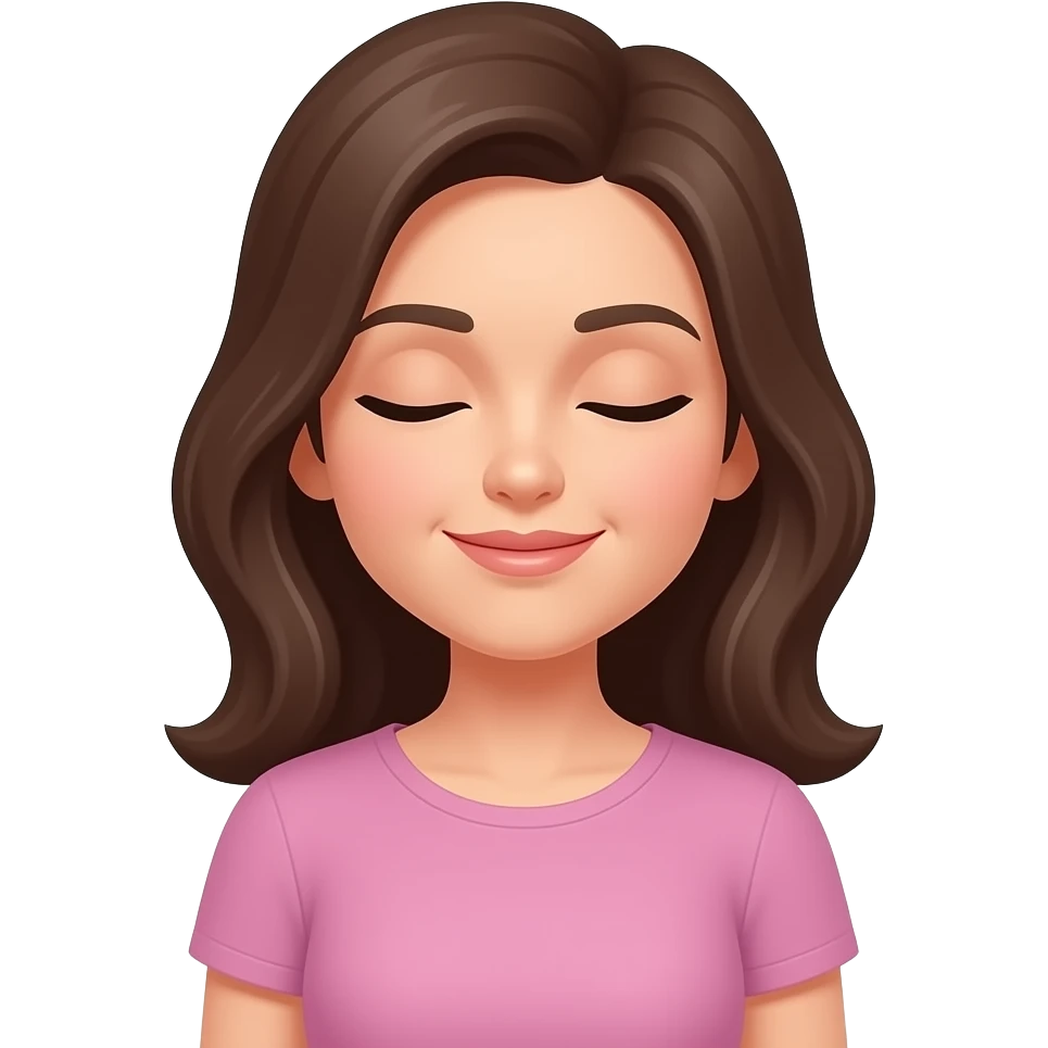 relaxing woman emoji
