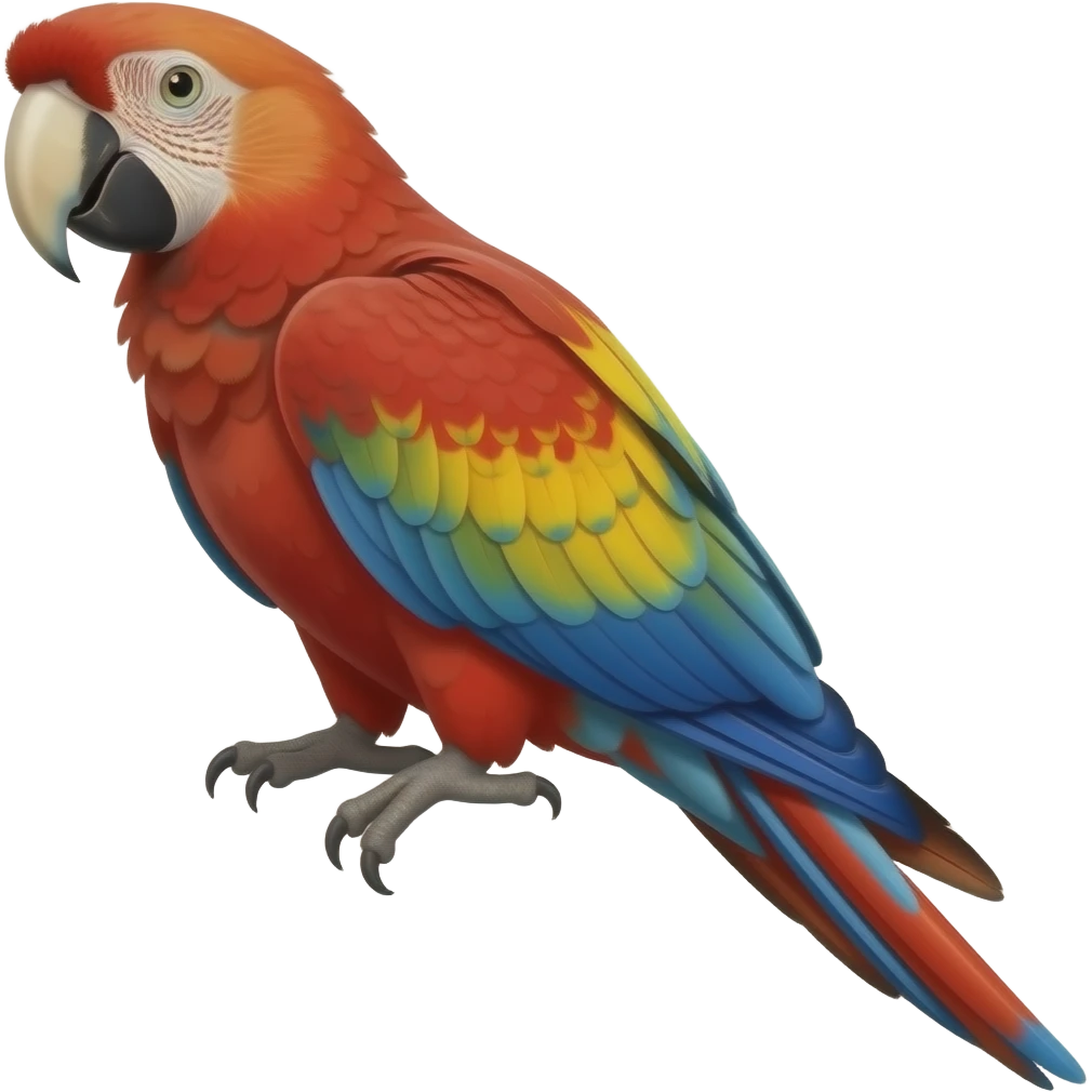 Scarlet macaw emoji