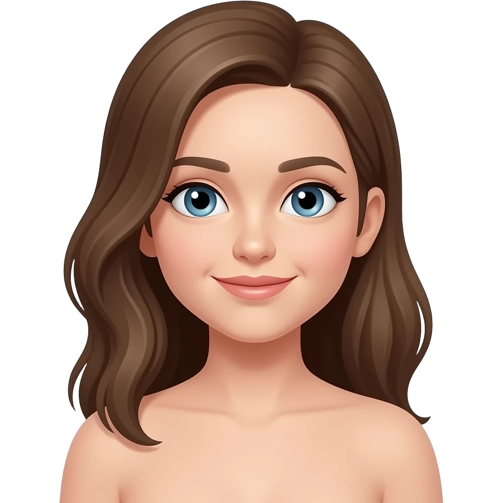 Teen girl naked emoji