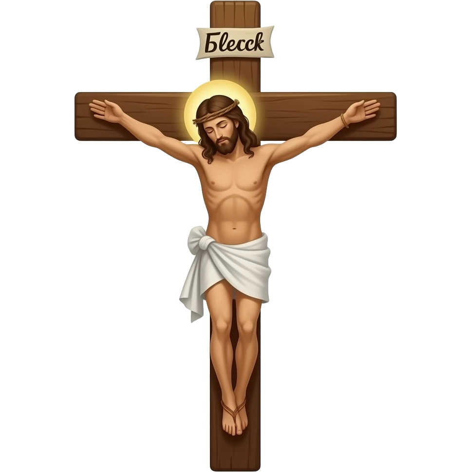 JESUS CRUCIFIED ON BLACK FRIDAY ON CROSS emoji
