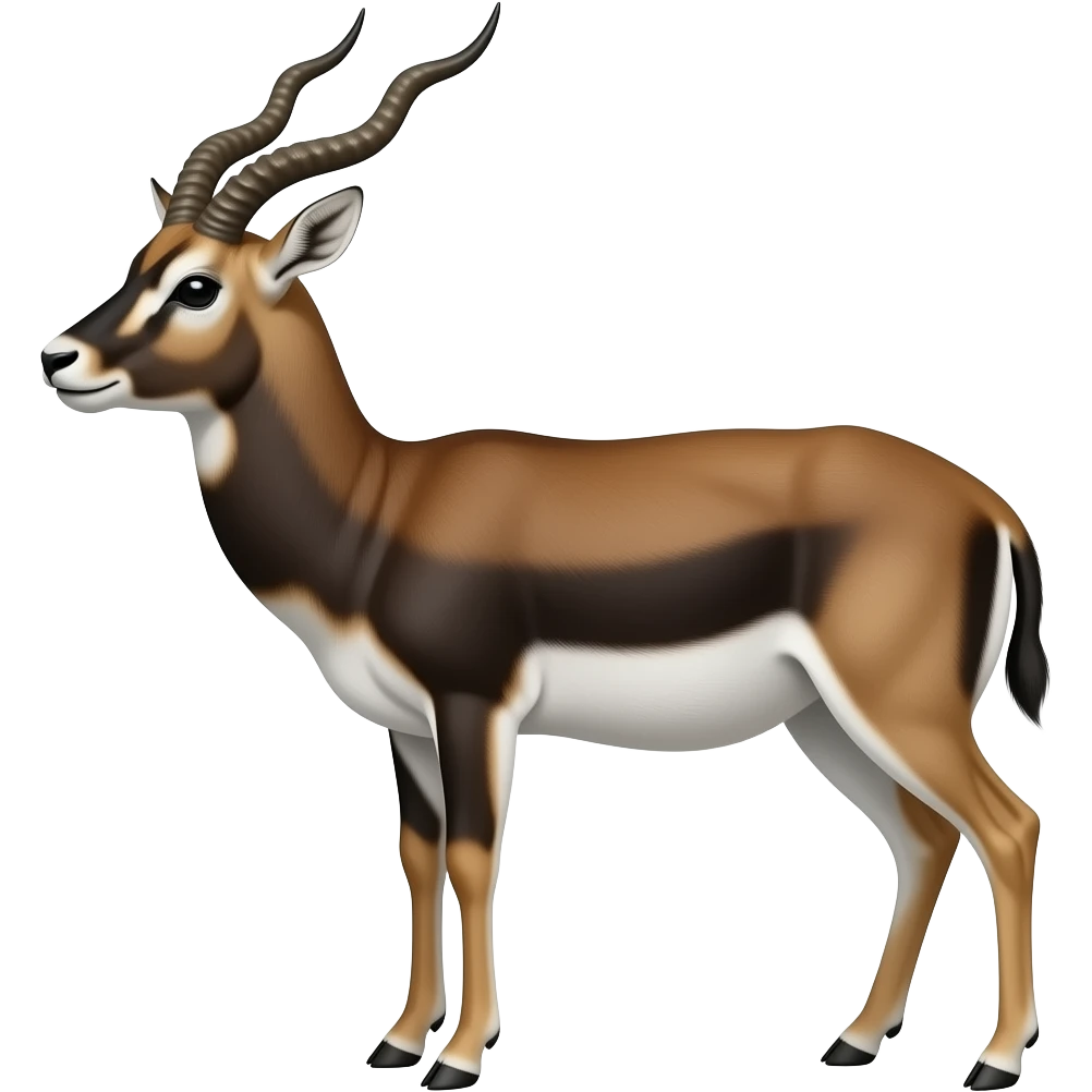 Black blackbuck emoji