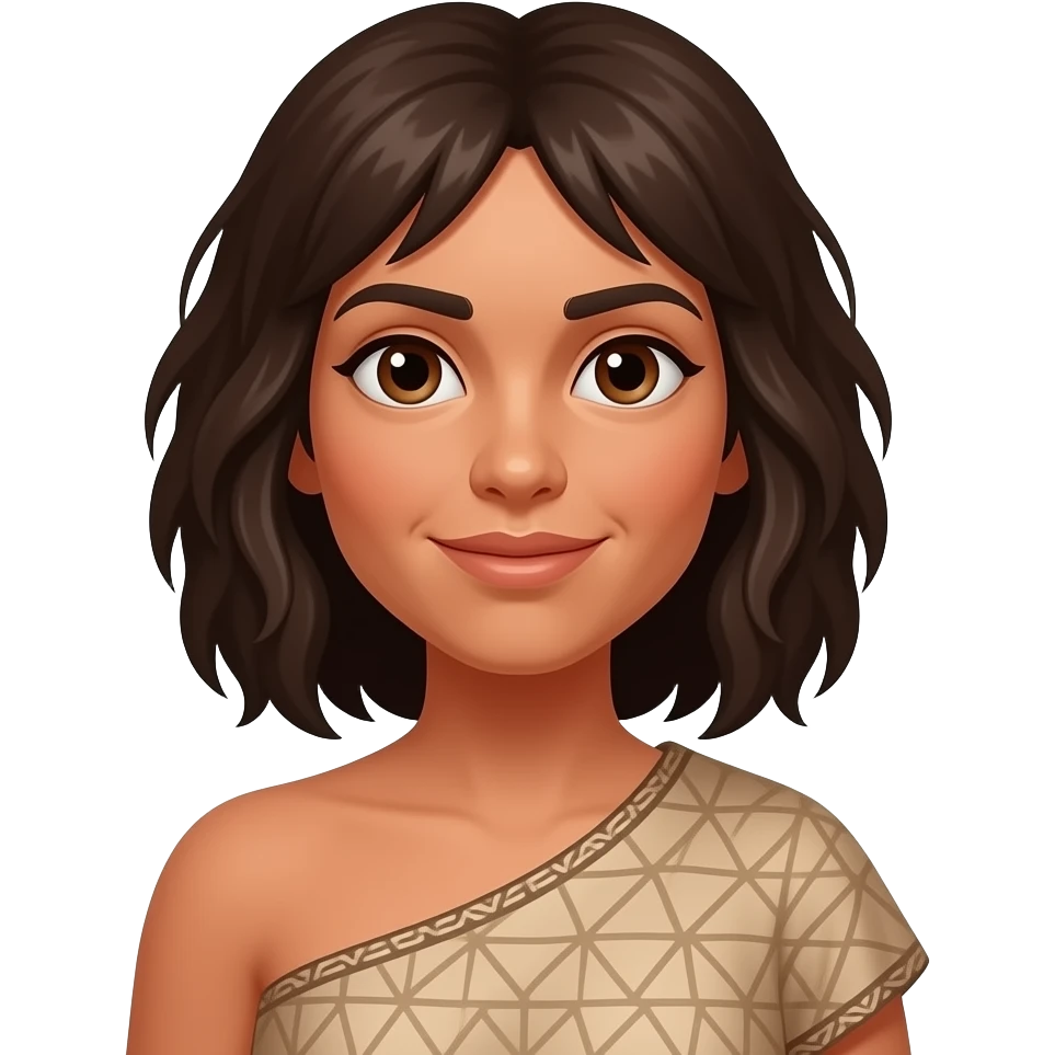 stone age woman emoji
