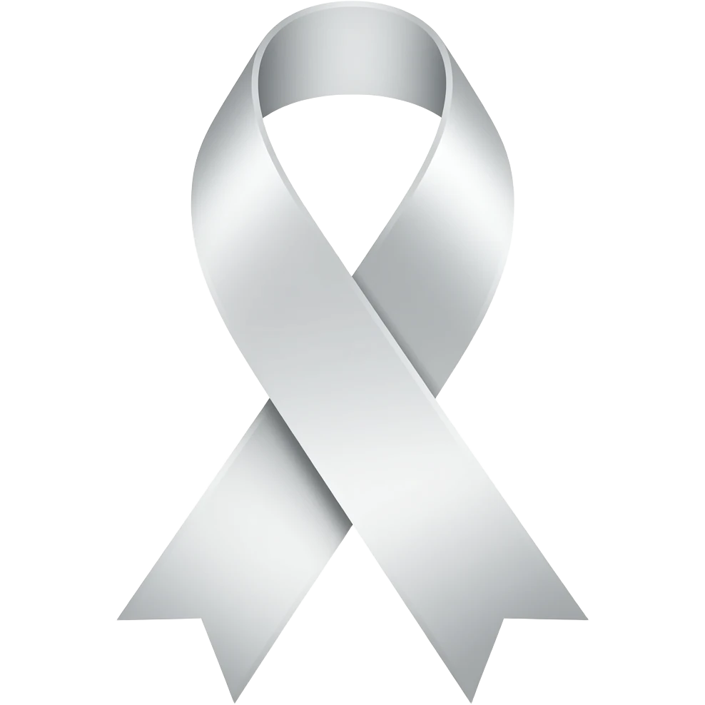 White ribbon emoji