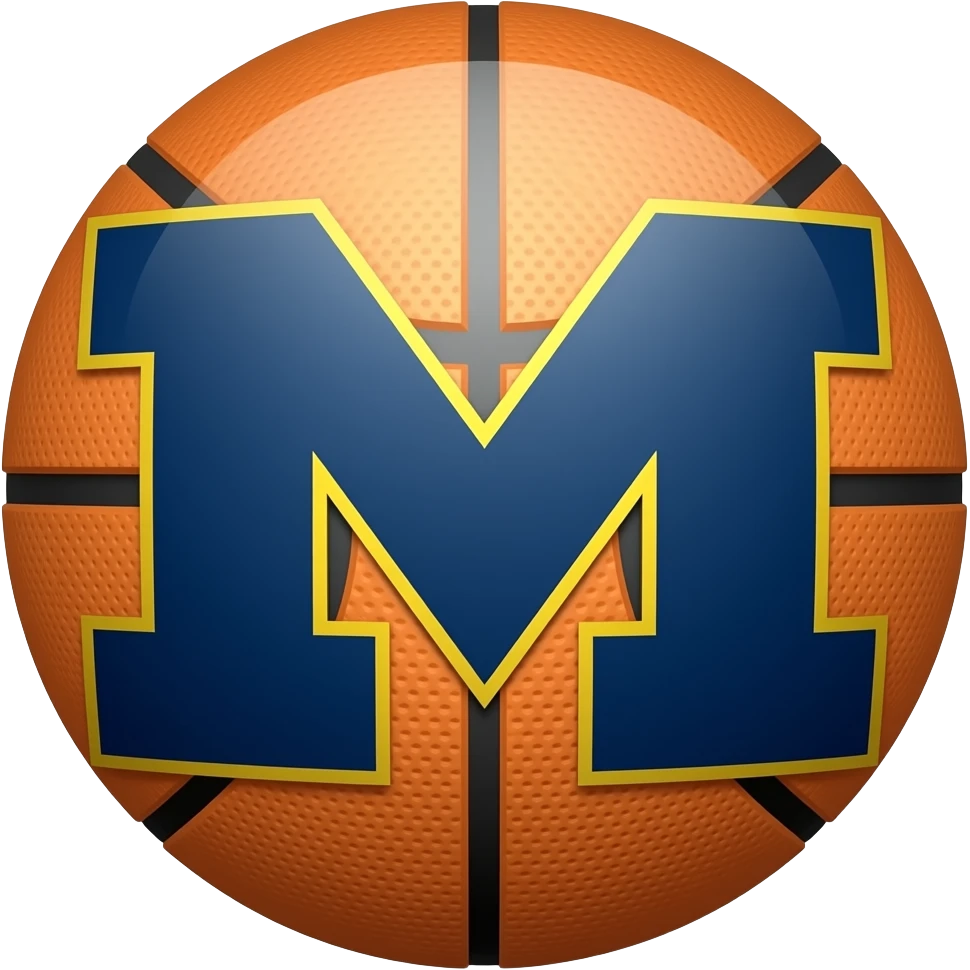 Michigan basketball emoji