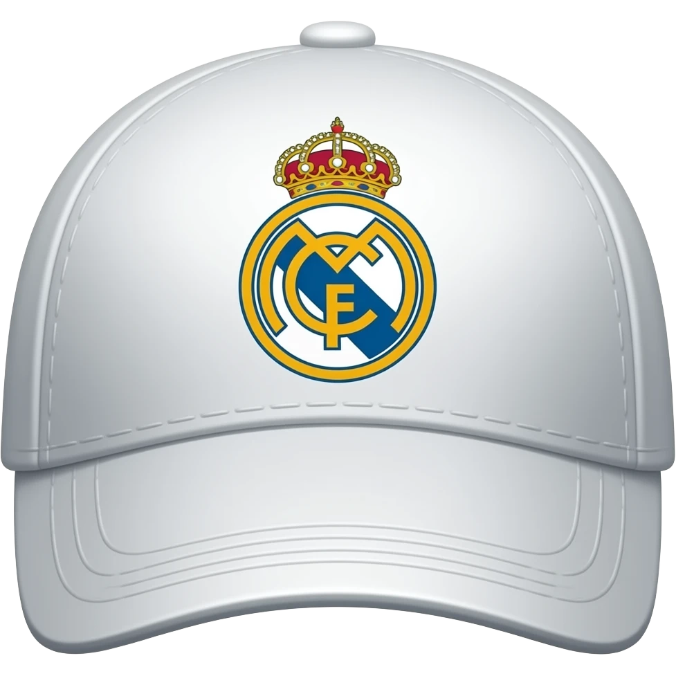 Real Madrid cap pointing to right emoji