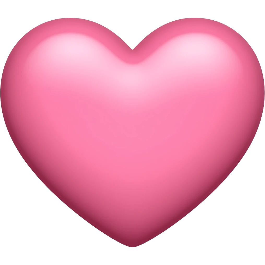hazme un corazón normal como este ❤️ solo que en color rosita claro emoji