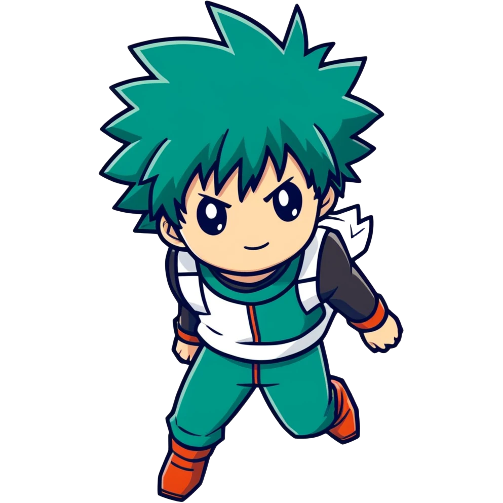 Izuku midorya being cute emoji