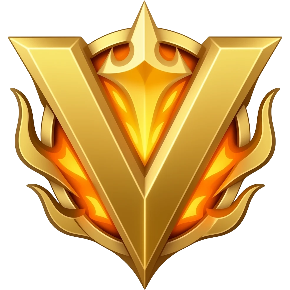 Free fire V badge to insert in the text emoji