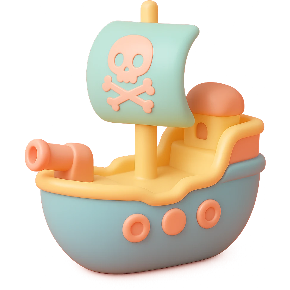 pirate ship emoji