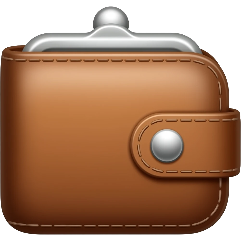 a  poor wallet emoji