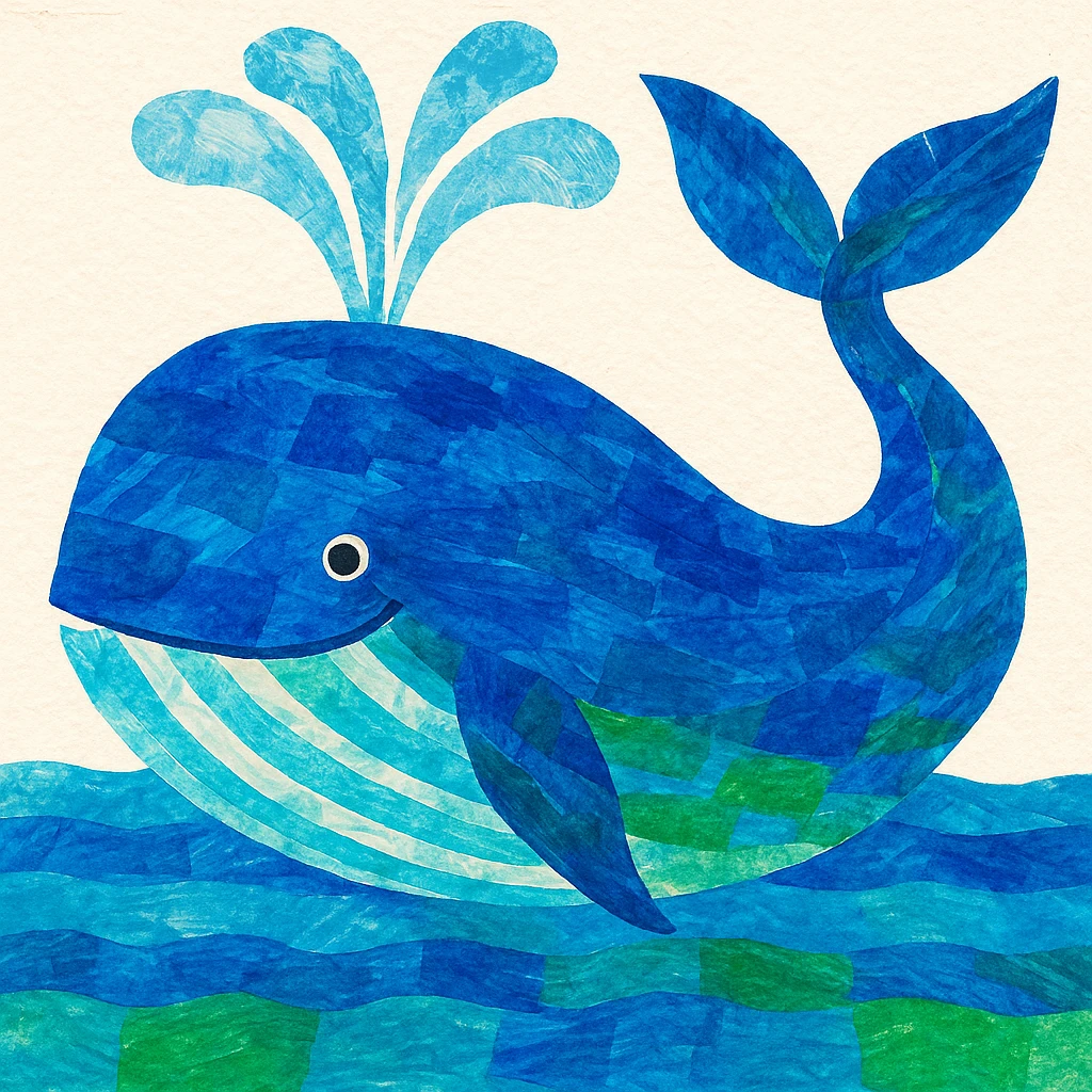 Eric carle whale emoji