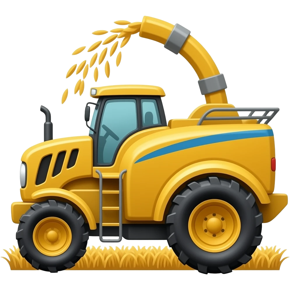 Tractor Harvest emoji
