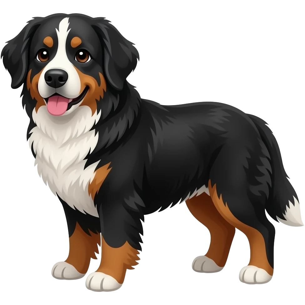 Bernese mountain dog emoji