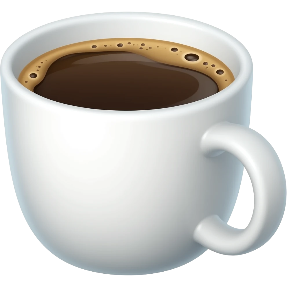 Cup coffee emoji