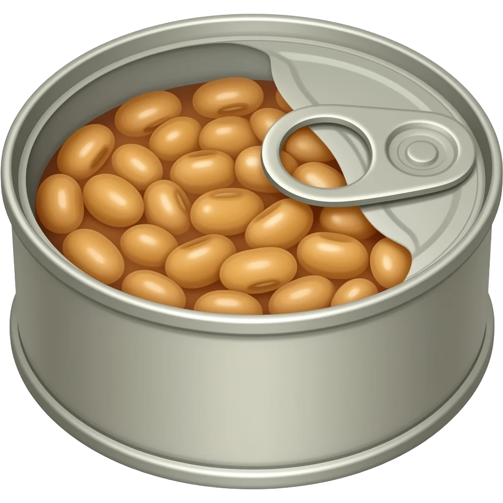 empty can of beans emoji