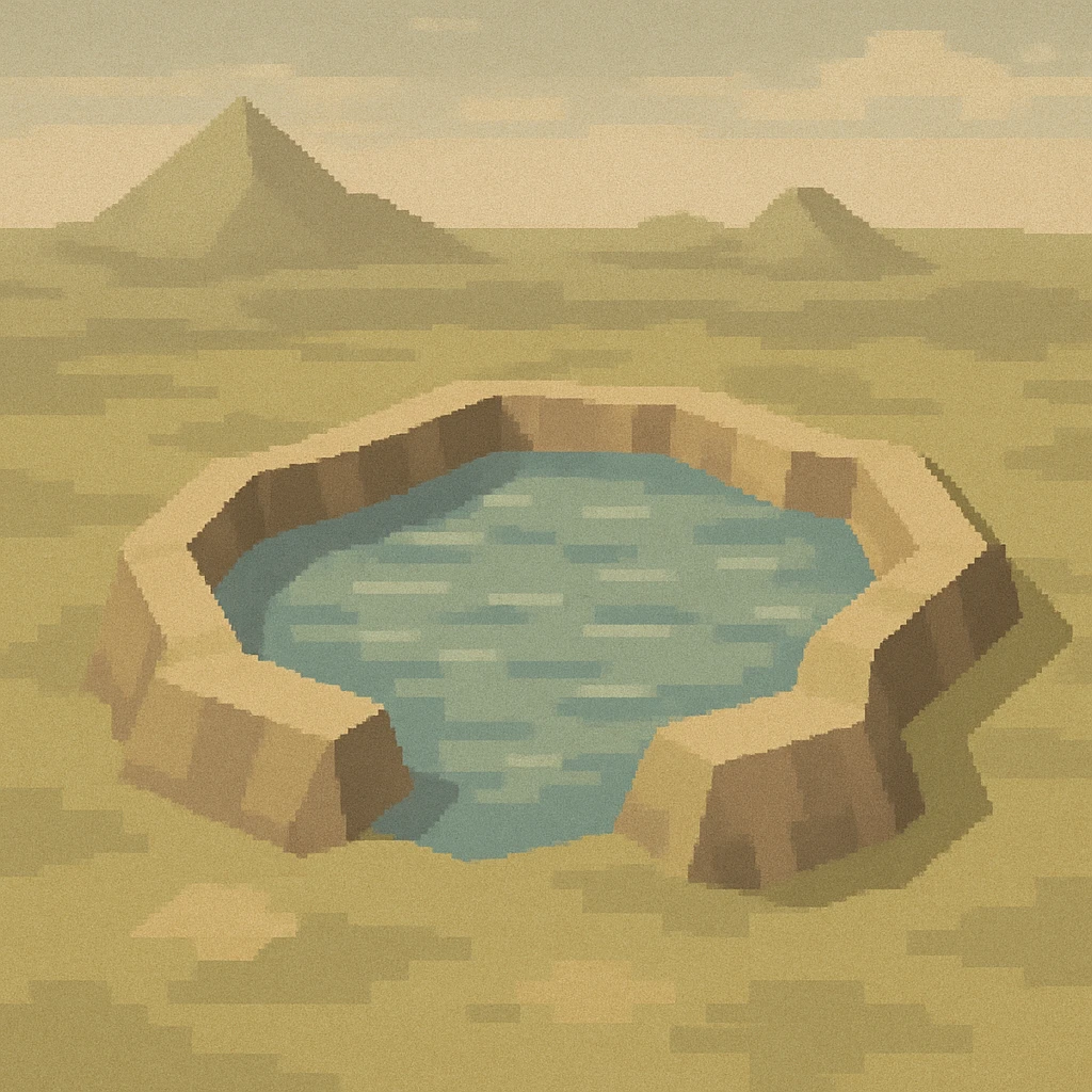 aesthetic lake icon, 3D minimal style, soft beige color palette, elegant, soft lighting emoji