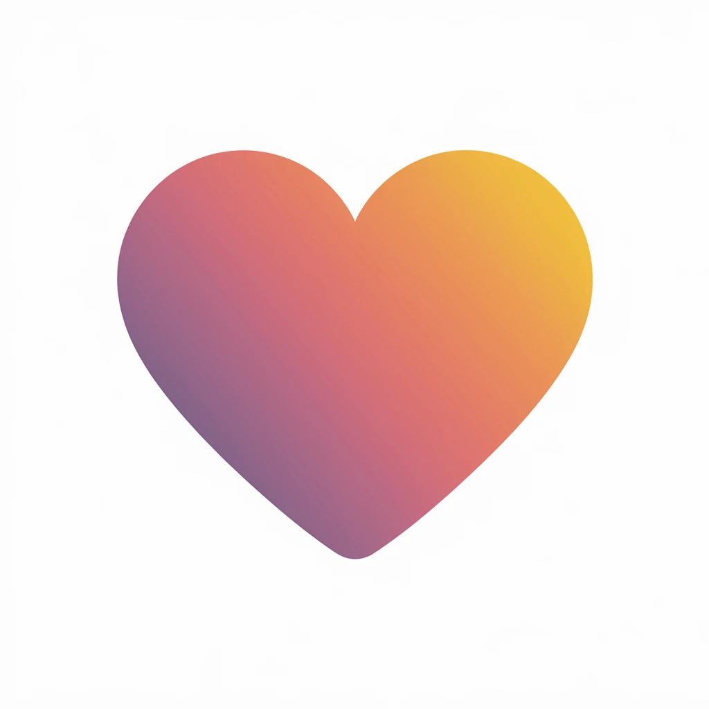 heart with a gradient fill emoji