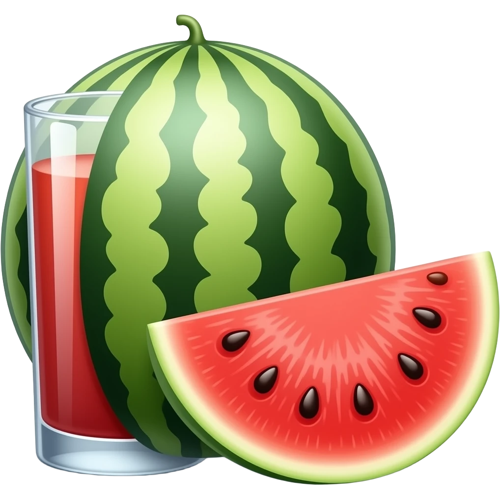 Watermelon juice emoji