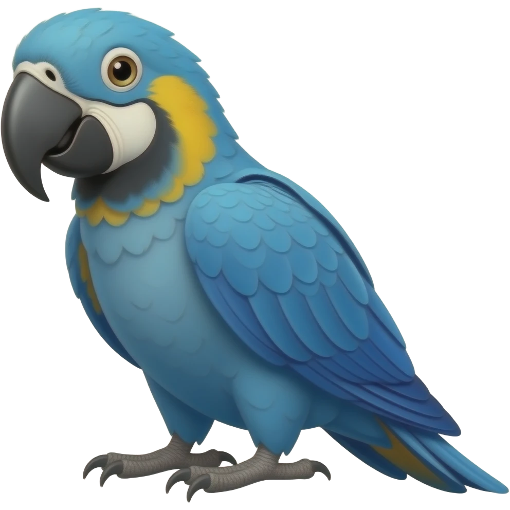 Guacamaya azul emoji