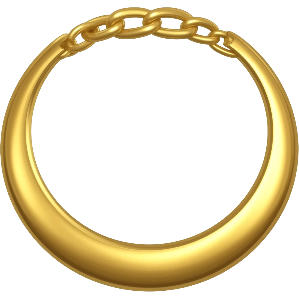 gargantilla de oro emoji