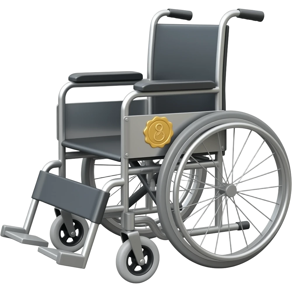 Cria pra mim uma cadeira de roda com lacre do lado de lata sabe emoji