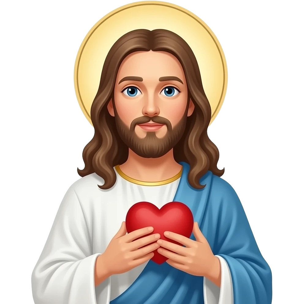 Dios teniendo un corazón para mujeres emoji