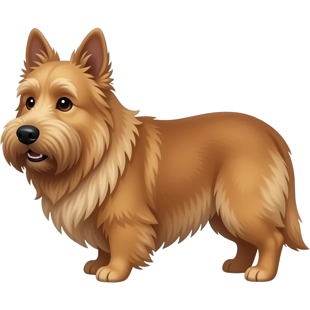 Scottie dog in profile doing a wee on the floor emoji