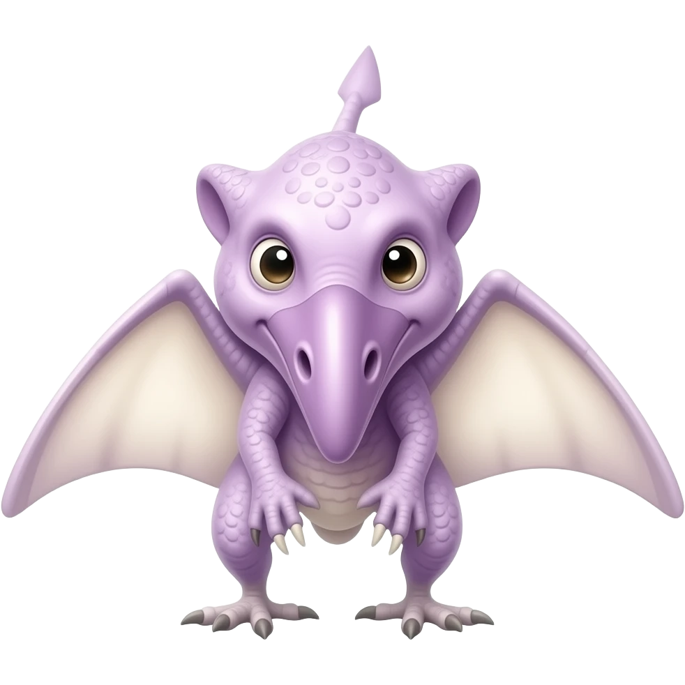 I won't oregnal purpule Pteranodon  emoji 2018 1.30 unicode ios emoji