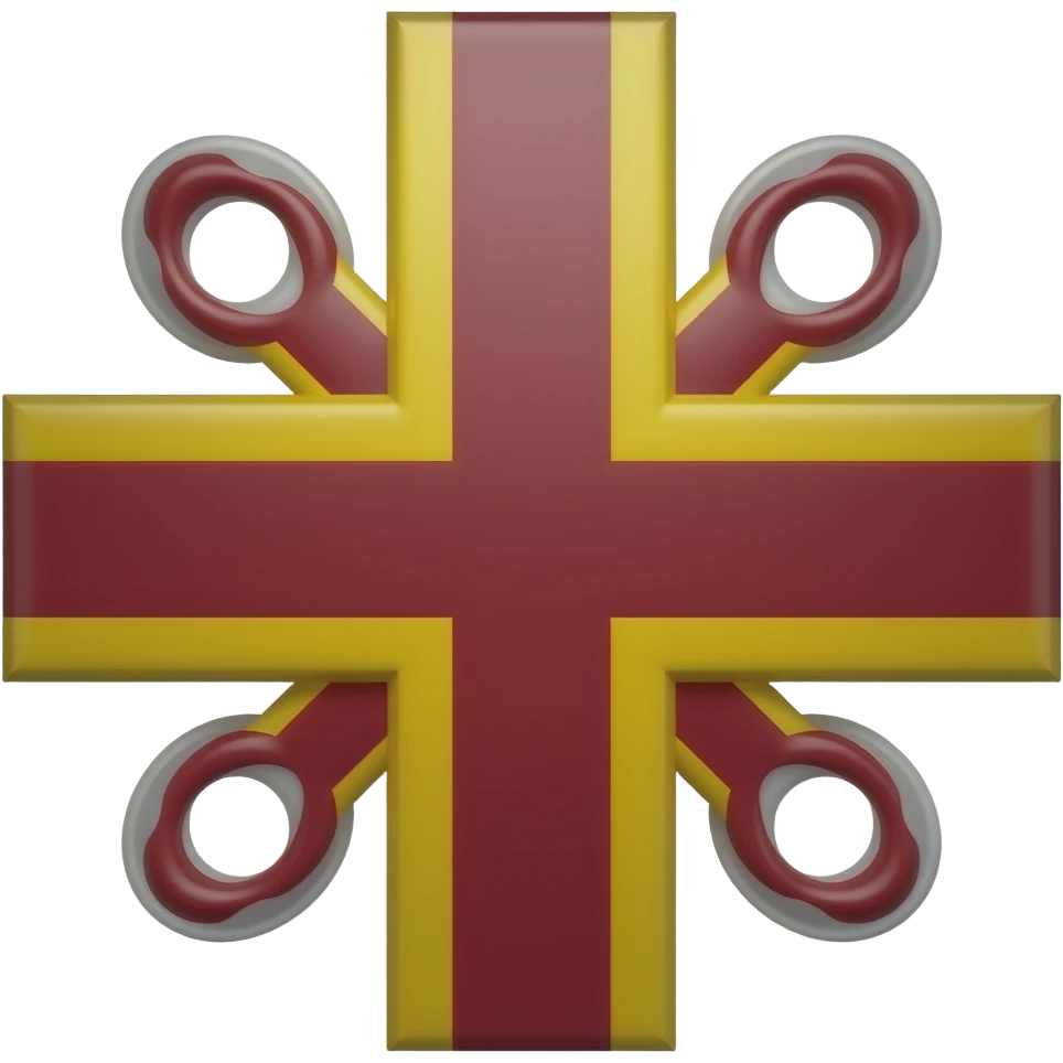 Del imperio español con la cruz de borgoña emoji