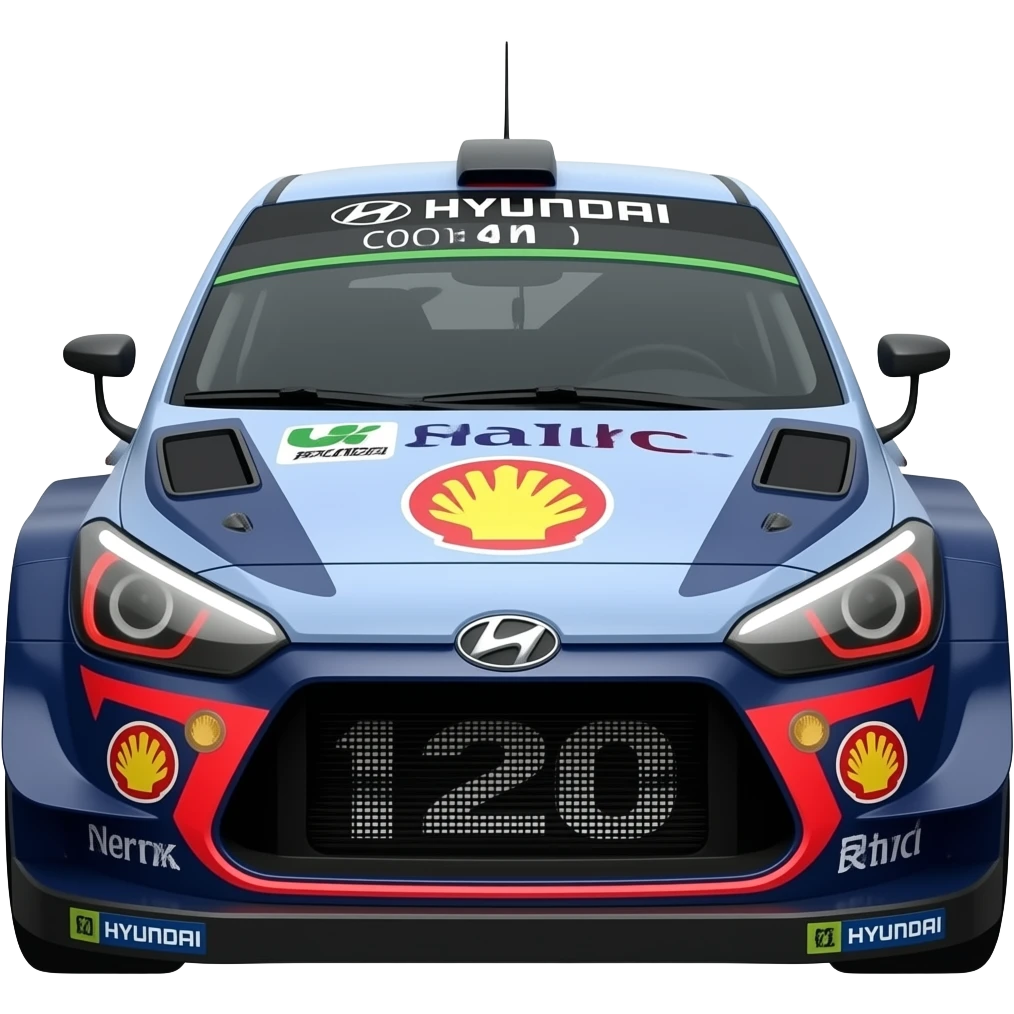 Hyundai i20 n rally1  emoji