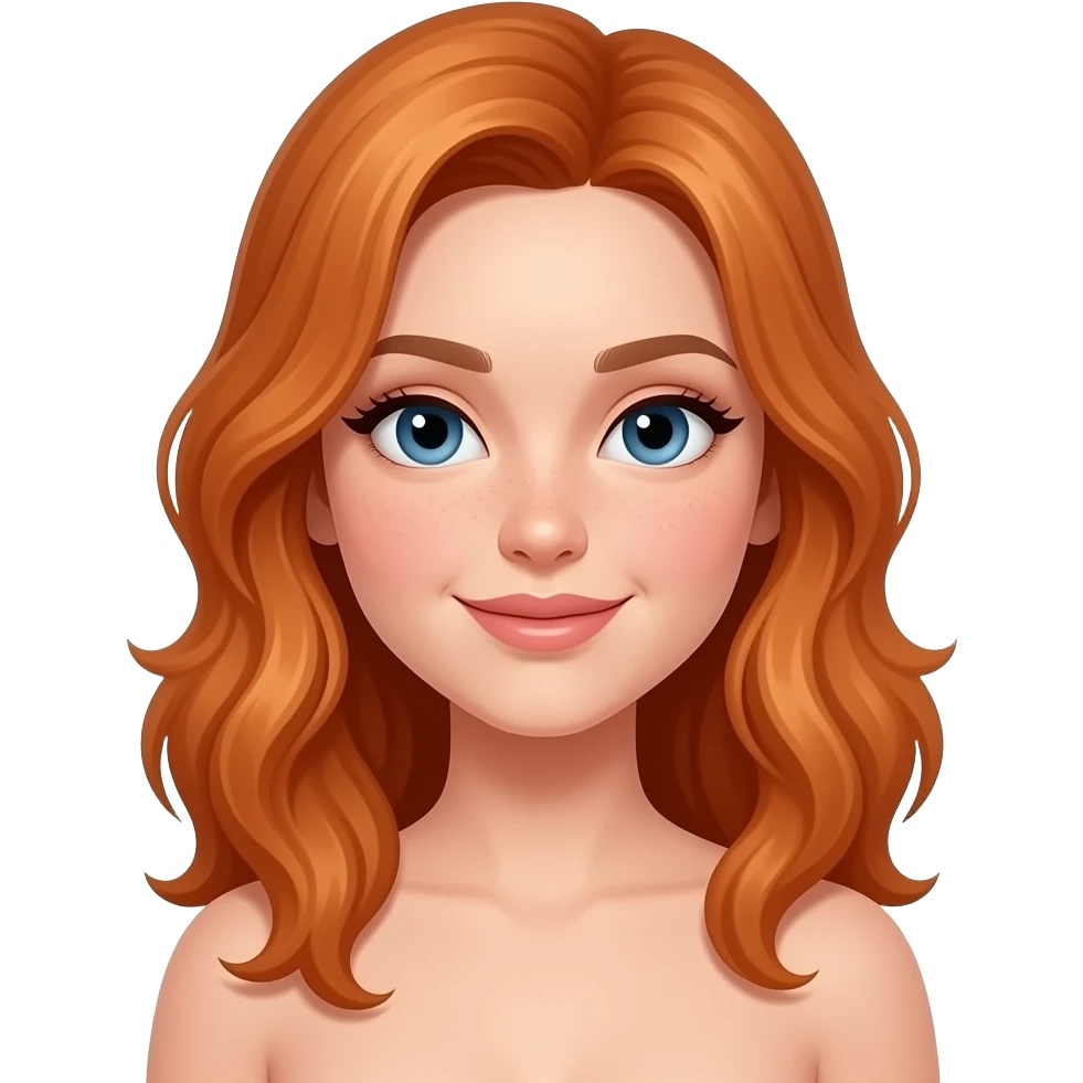 Big ass naked ginger emoji