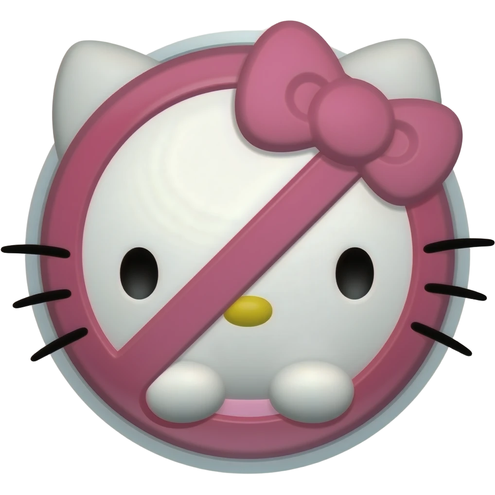 fuck hello kitty emoji