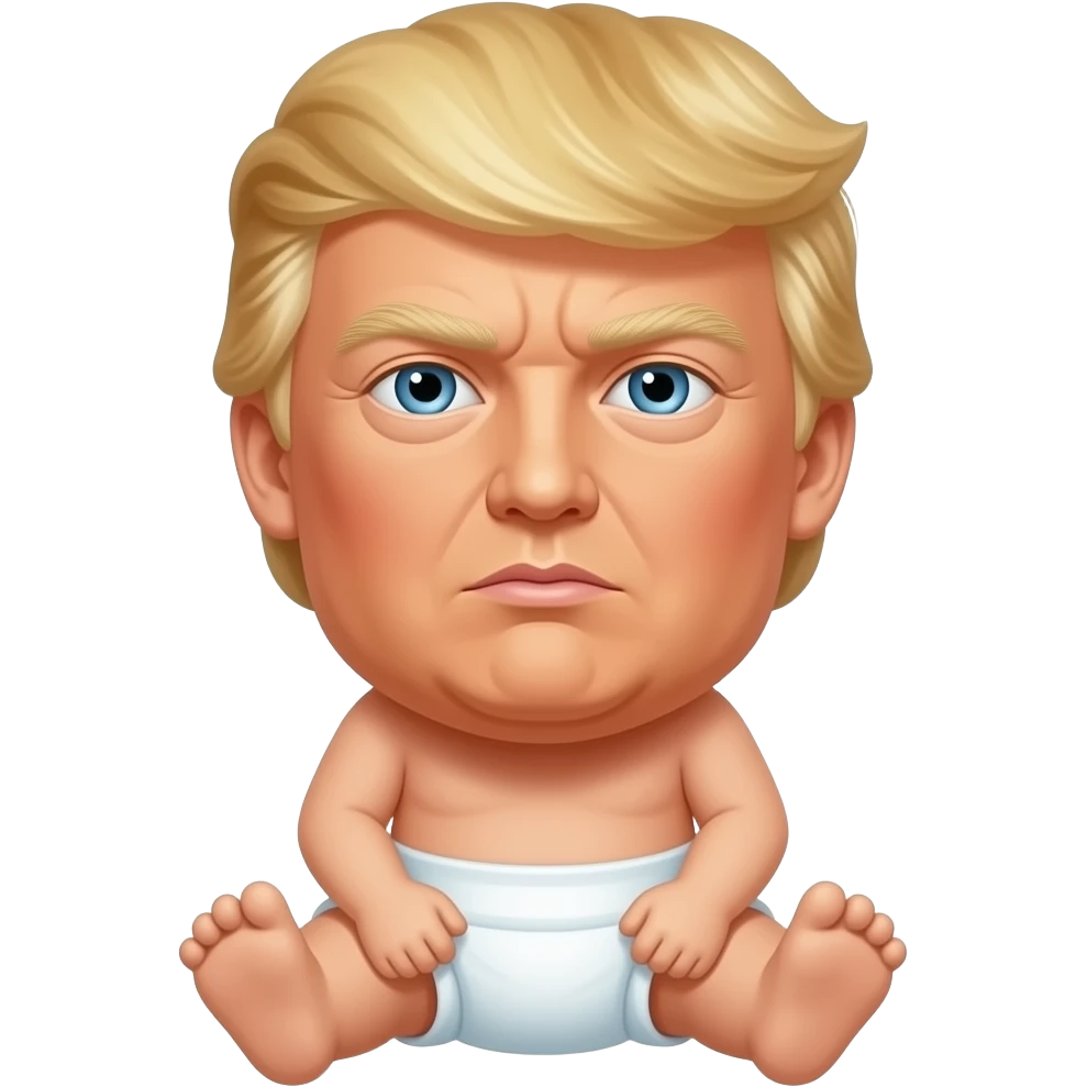 trump in diapers emoji