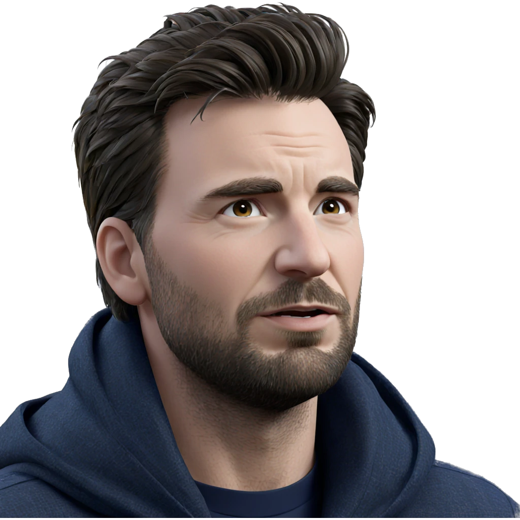 portrait of a bearded male emoji