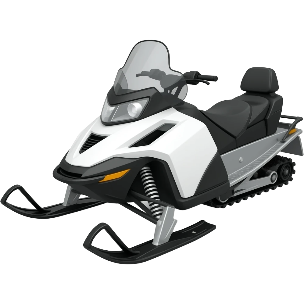 I need an emoji that looks like a white skidoo snowmobile emoji