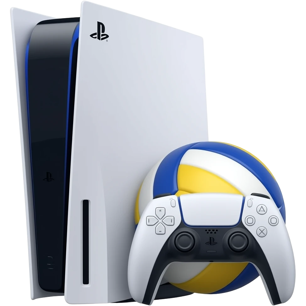 its not supposed to be upside down include an ps5 and volleyball emoji