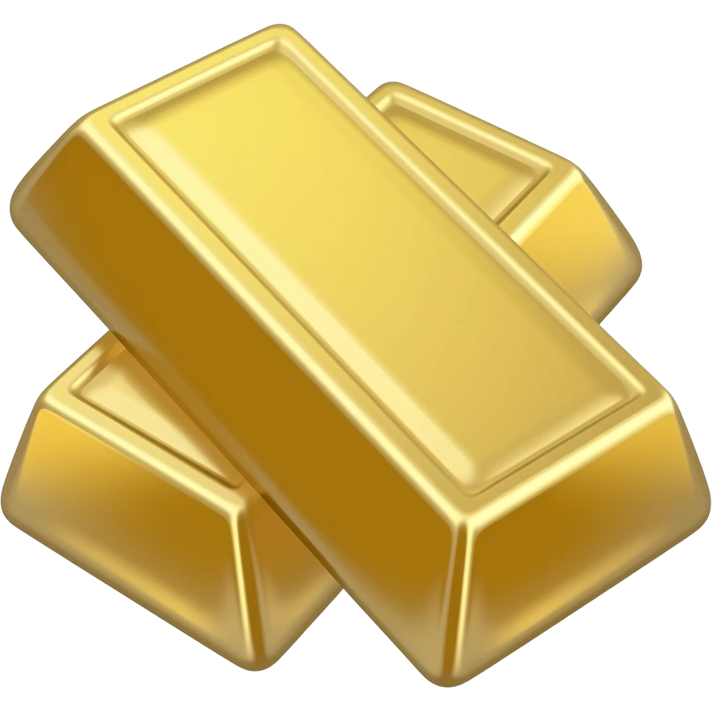 Gold bar emoji