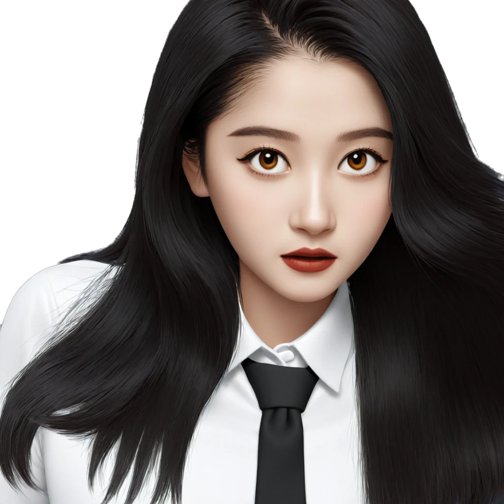 girl in white shirt emoji