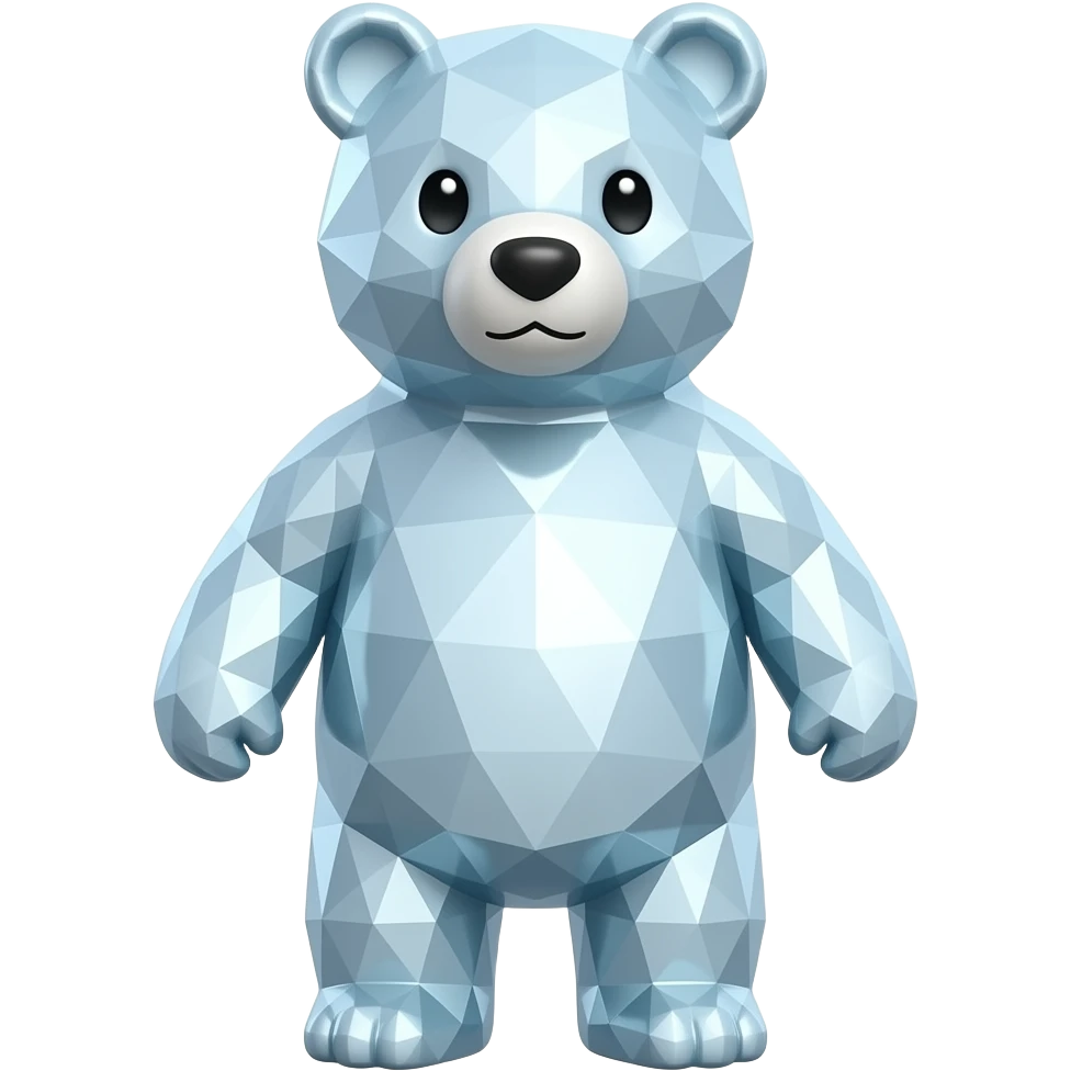 Diamond bear emoji