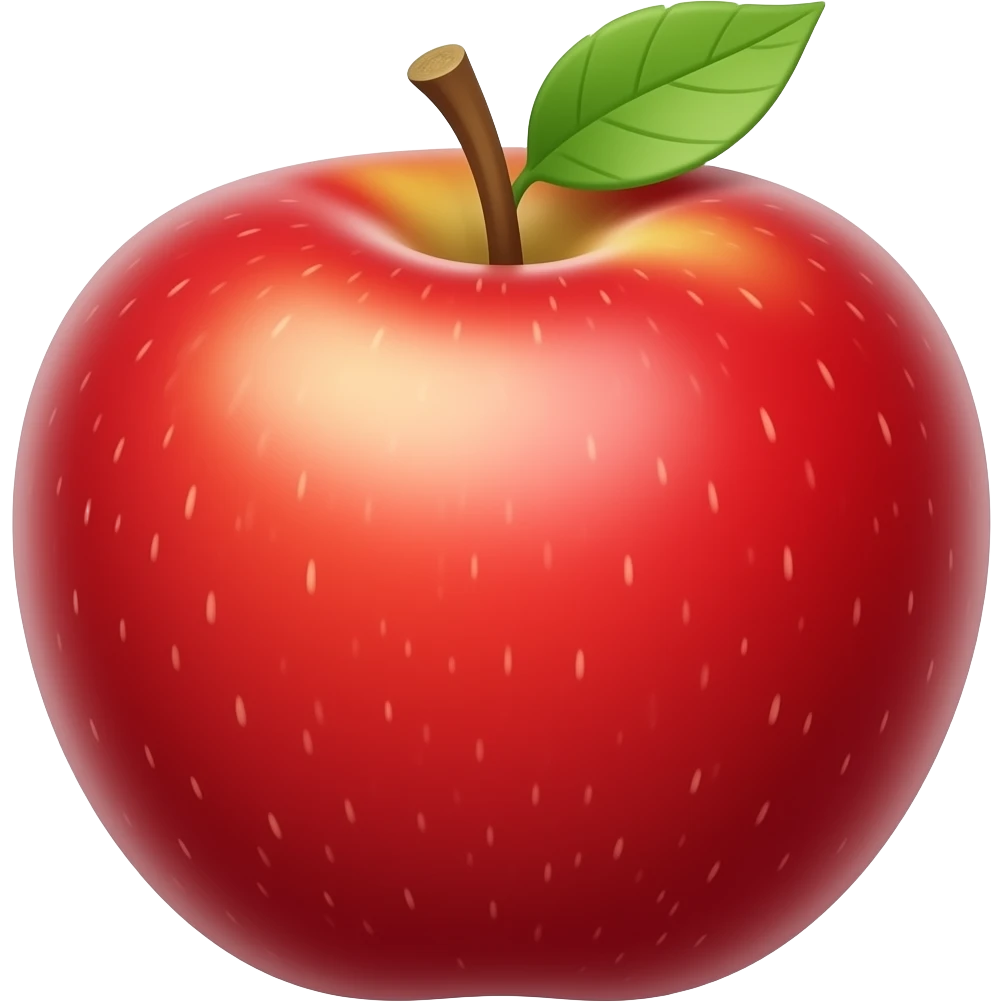 a red apple emoji