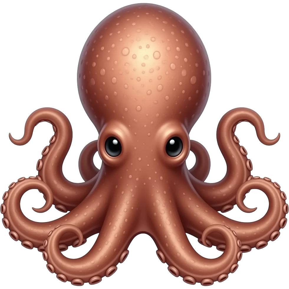 Realistic octopus emoji