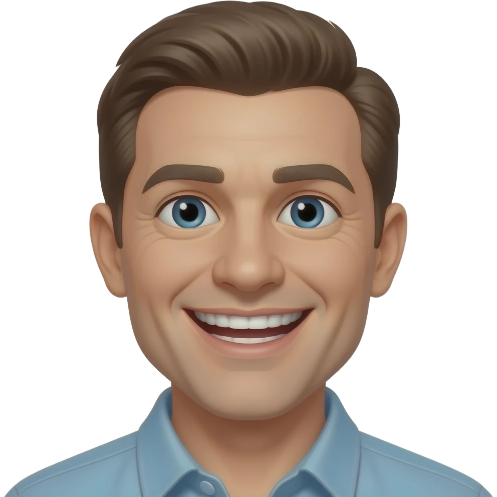 Charlie Kirk head no body and a gummy smile with his teeth at the bottom and big gums sticking out of his mouth emoji