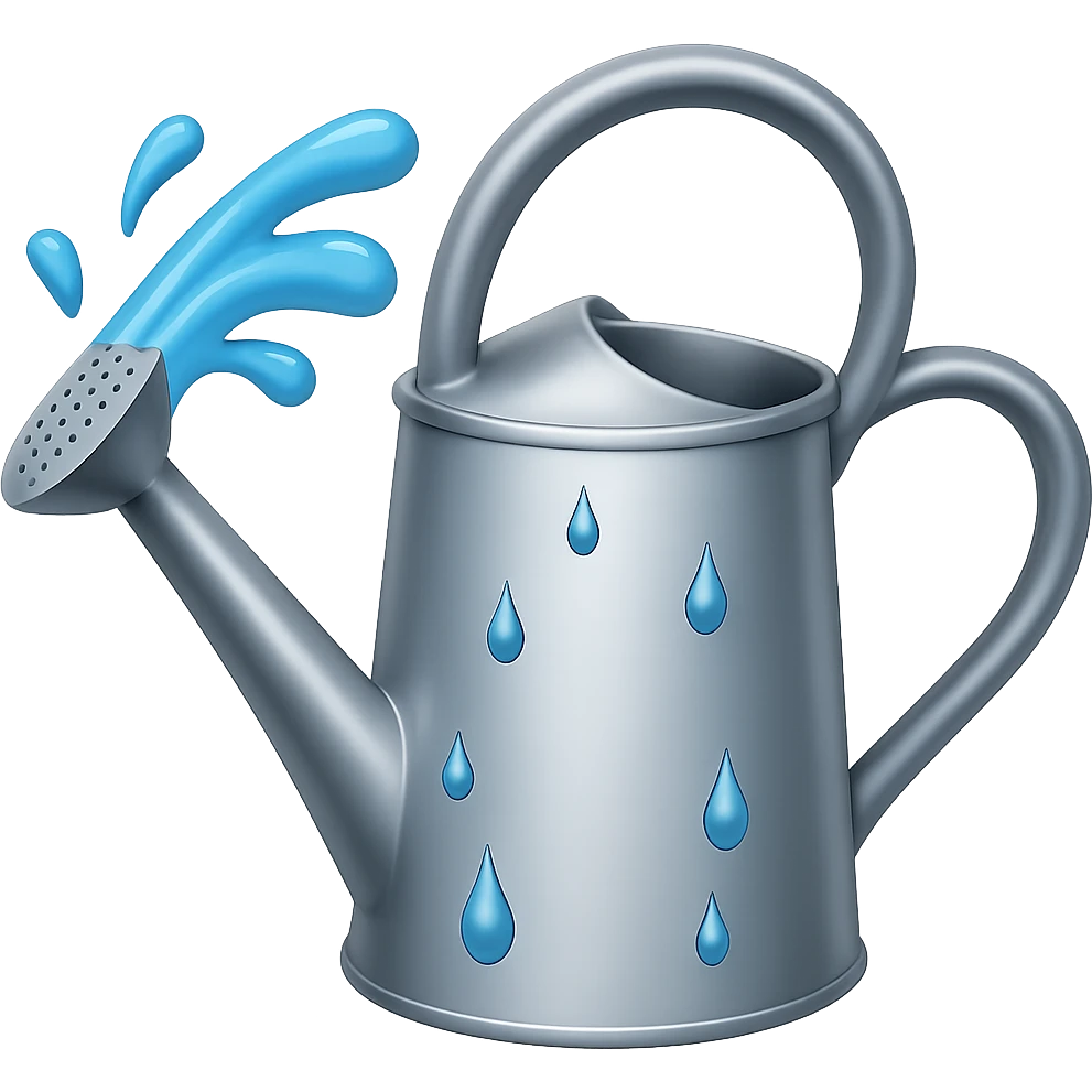 Make the water more animated with lively splashes and motion in the style of emoji. Remove the background. emoji