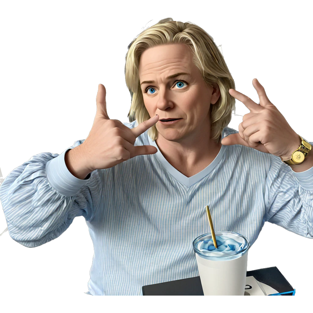 boy with blue eyes indoors emoji