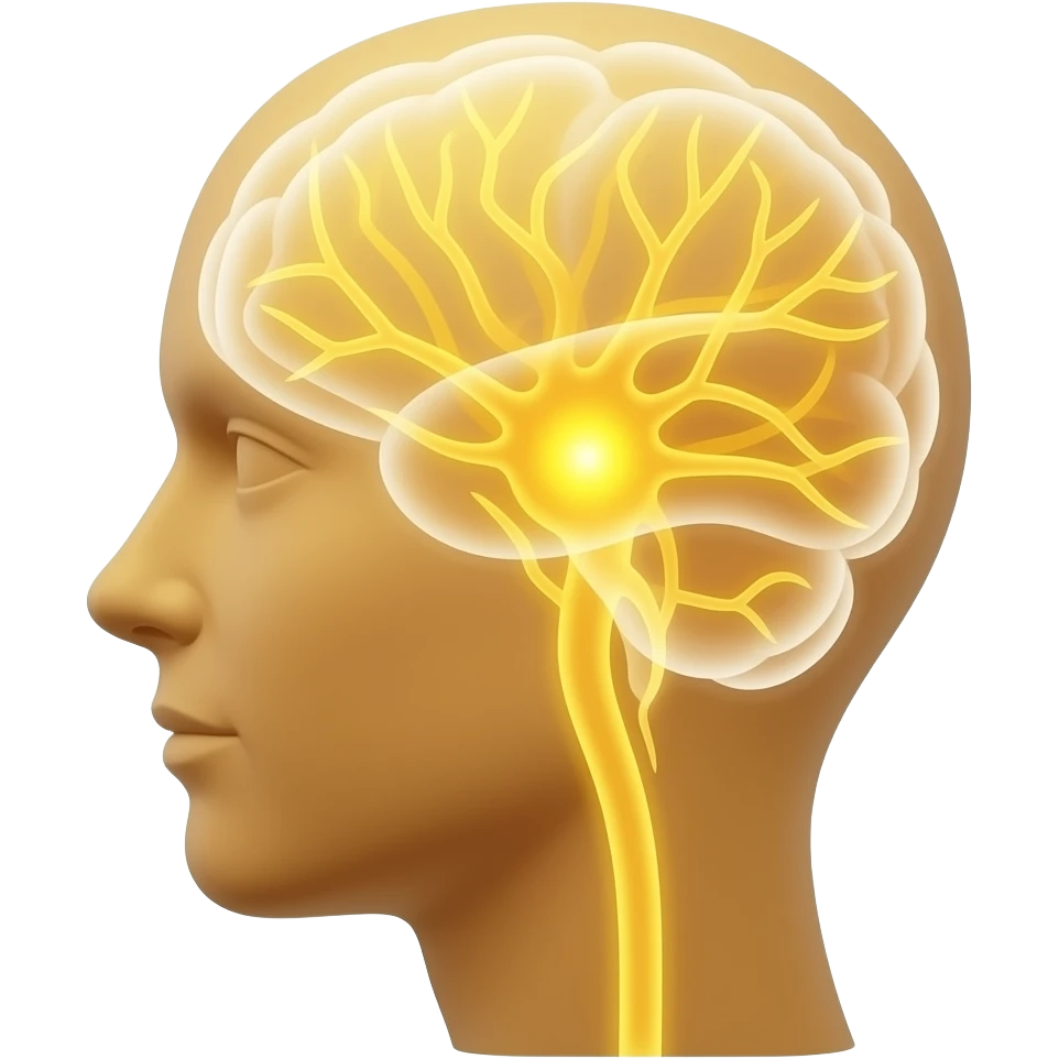 gold receiving-sensory-signals-glowing-neural-connections,-artistic-concept-of-perception,-futuristic,-soft-glow,-clean-aesthetic emoji